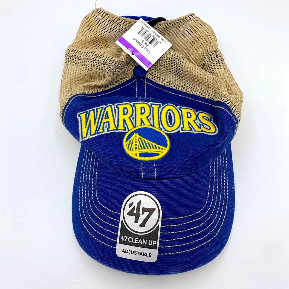 Golden State Warriors Mesh Back '47 Cleanup Adjustable Baseball Hat